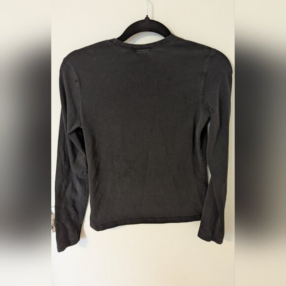 Tops - Old Navy Black Long-Sleeve Shirt, Size Small